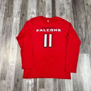 Size L (14/16) - NFL Atlanta Falcons #11 Julio Jones Youth Long Sleeve T-shirt